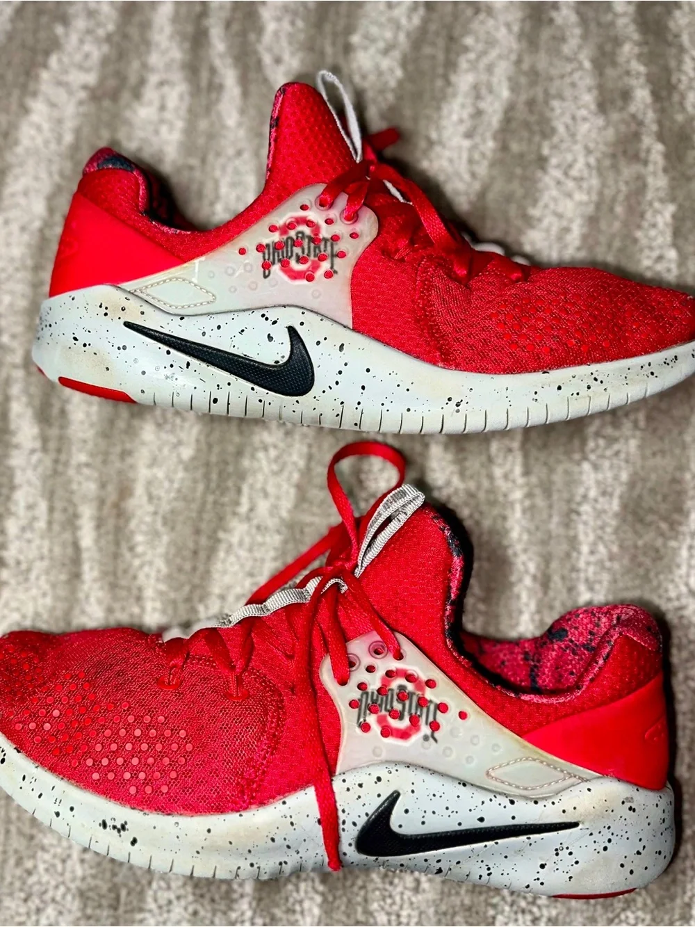 Nike Free TR 8 Ohio State Men’s Training Shoes — Size 9